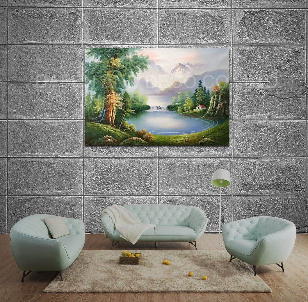 100% Handmade Canvas Oil Painting-Landscape