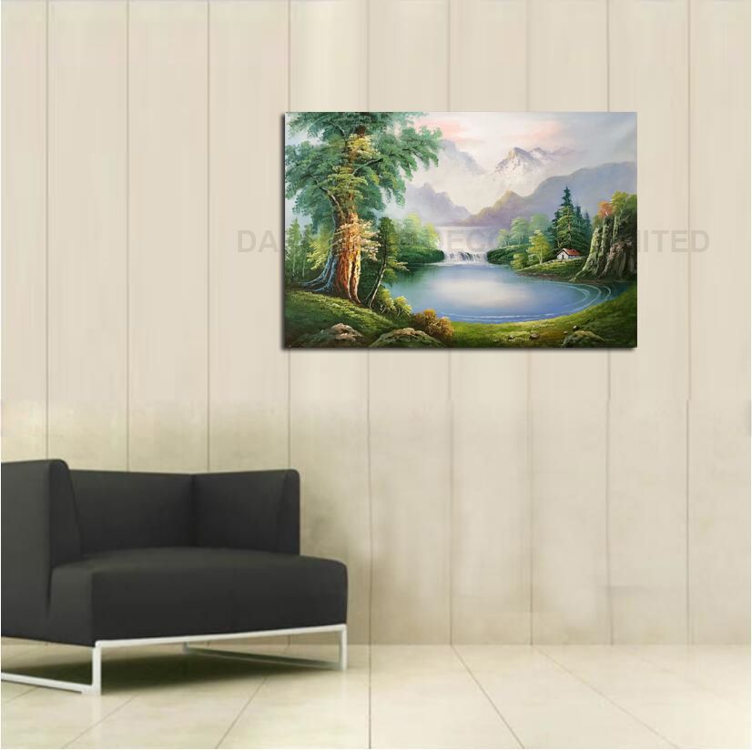 100% Handmade Canvas Oil Painting-Landscape