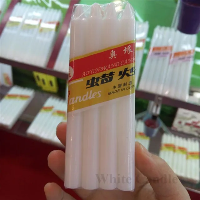 19cm White Candle Wholesale to Ghana Candle Light
