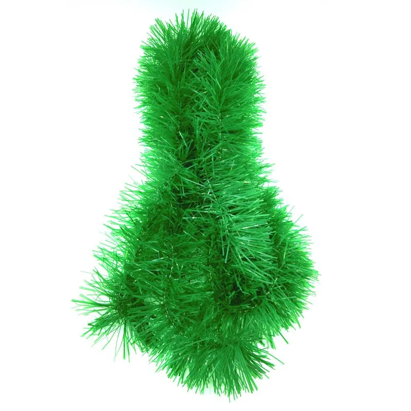 200cm Colorful Christmas Decoration Bar Tops Ribbon Garland Christmas Tree Ornaments White Dark Green Cane Tinsel Party Supplies