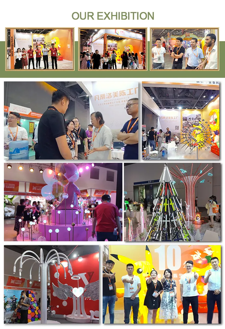 3D Acrylic Angel Sounding Trumpet for Theme Park Hotel Shopping Mall Hall