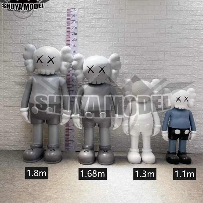 7" 18.5cm Prototype Kaws Original Fake Companion Model Art Cartoon Character Home Decoration
