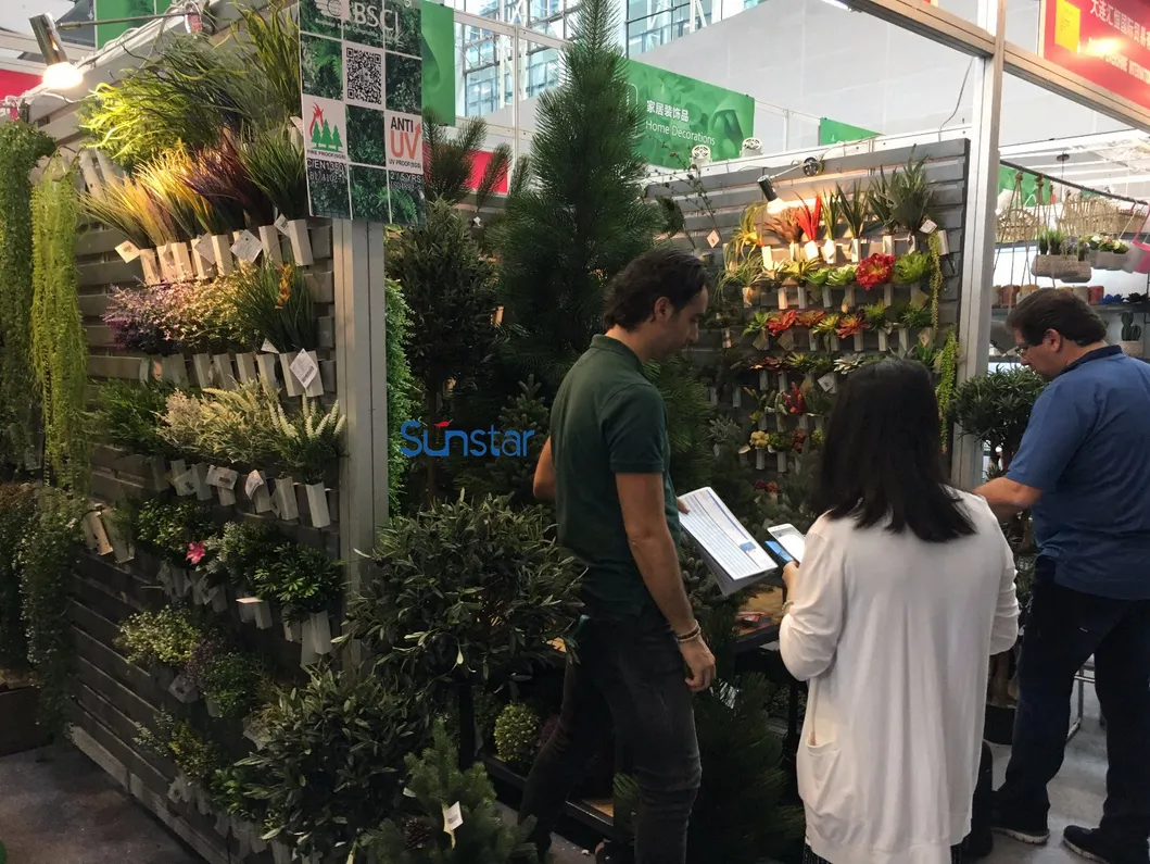 Anti UV Plastic PE Artificial Plant Pond Cypress Ball for Home Garden Decoration (39155)