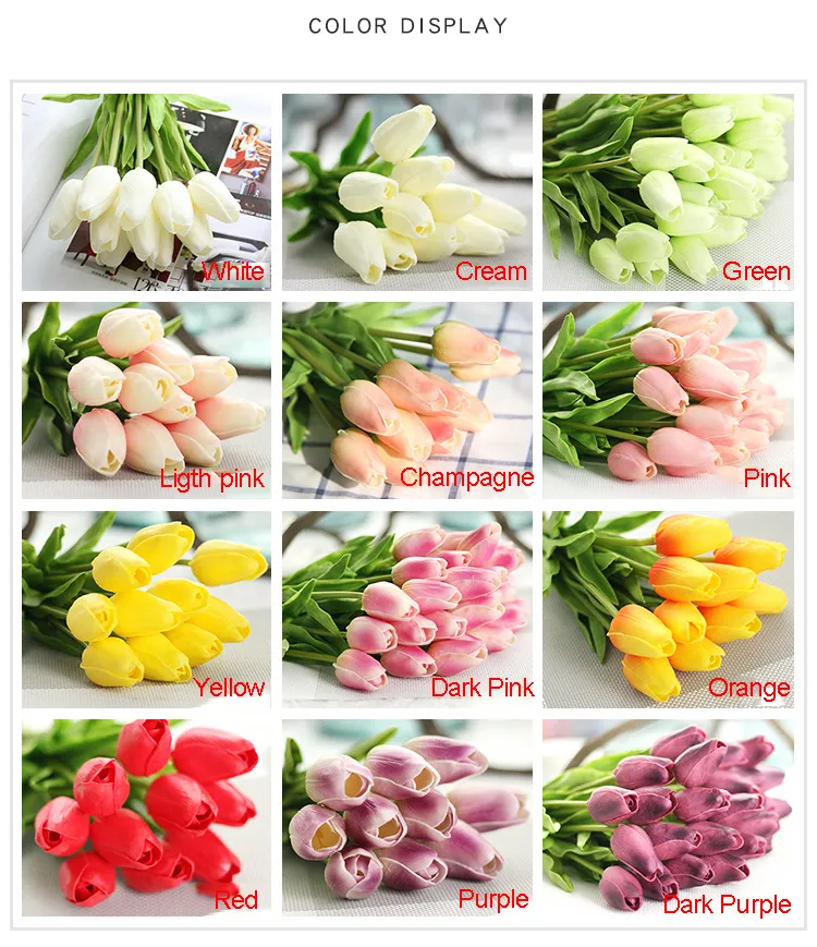 Artifical Flowers Tulips for Wedding Decoration
