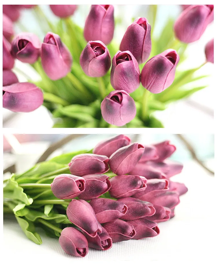 Artifical Flowers Tulips for Wedding Decoration