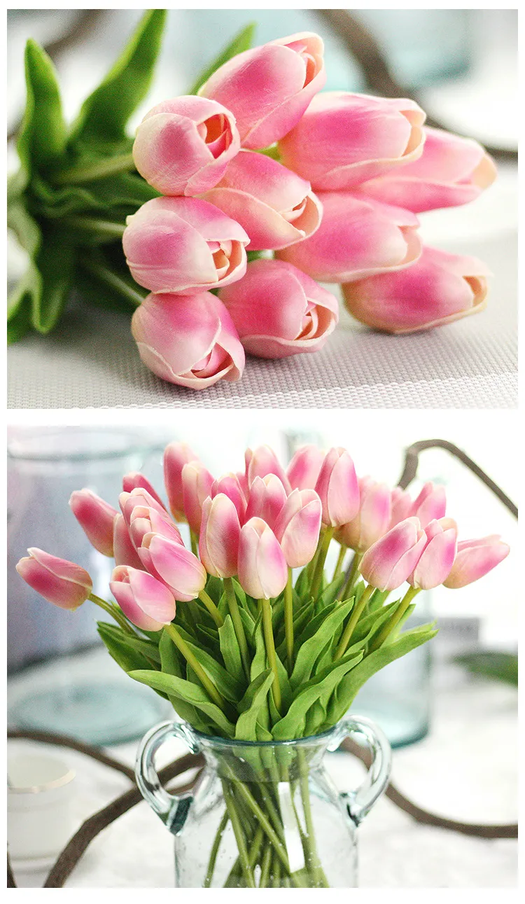 Artifical Flowers Tulips for Wedding Decoration
