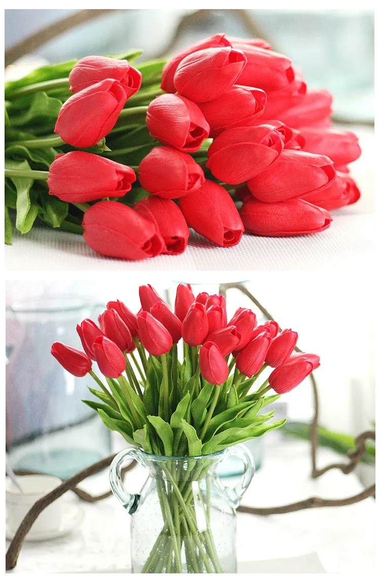 Artifical Flowers Tulips for Wedding Decoration