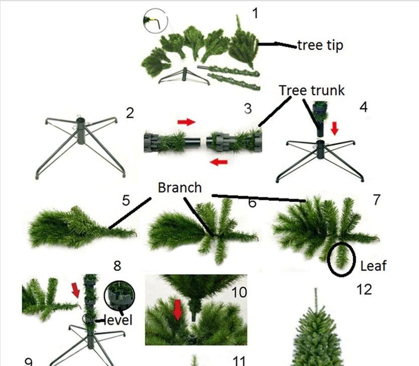 Artificial Decoration Gift Green Tips Tree with 80cm Height