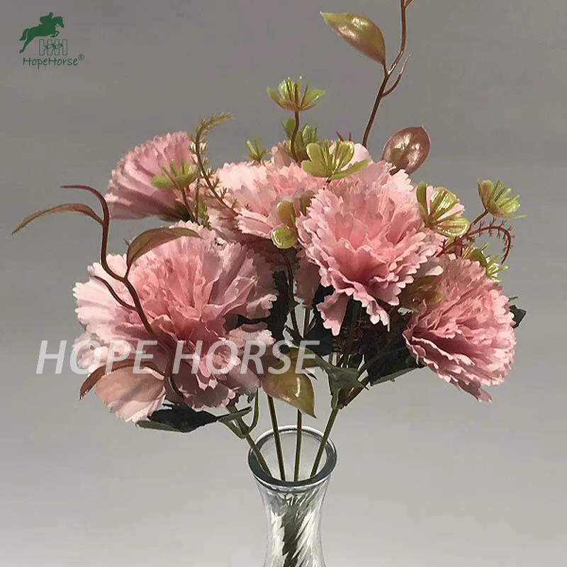 Artificial Plant Flowers Wholesale Realistic Flowers Carnation for Wedding Decoration