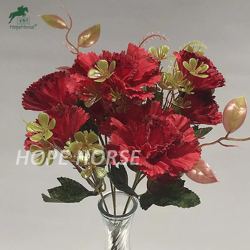 Artificial Plant Flowers Wholesale Realistic Flowers Carnation for Wedding Decoration