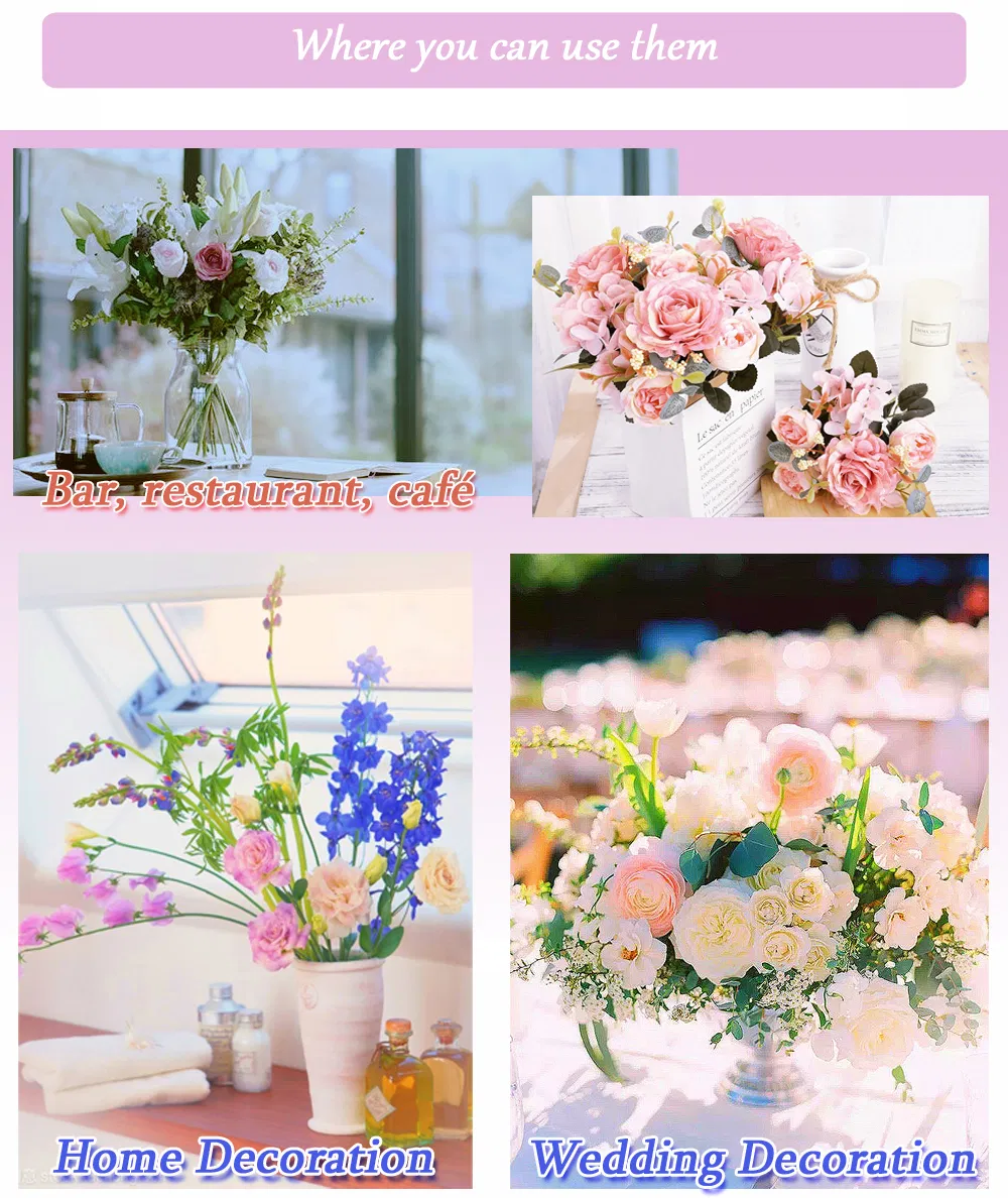 Artificial Plant Flowers Wholesale Realistic Flowers Carnation for Wedding Decoration
