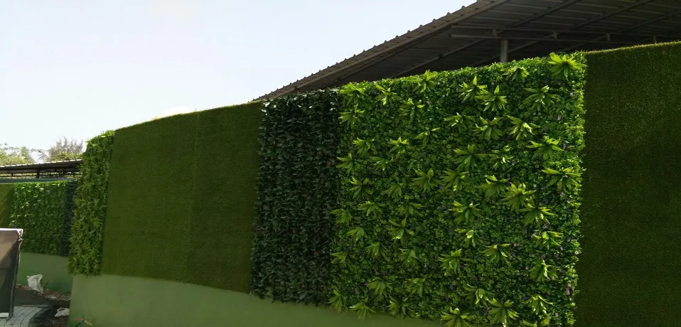 Artificial Yellow Flower Wedding Scene Foliage Backdrop Fake Grass Wall Decor Nice