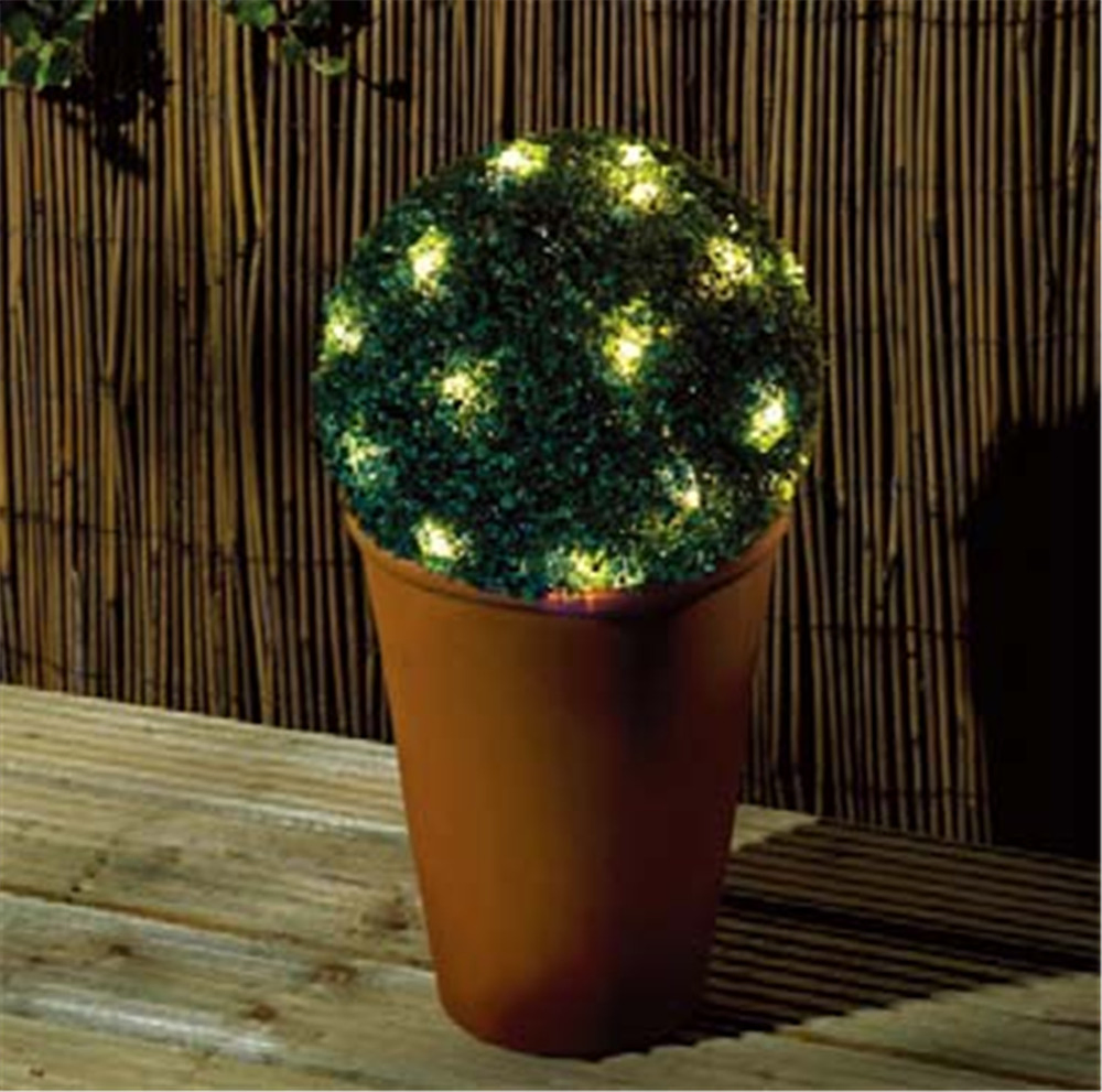 Ball Flower Basket 10inch Home Decor Lifelike Hanging Door Garden Topiary