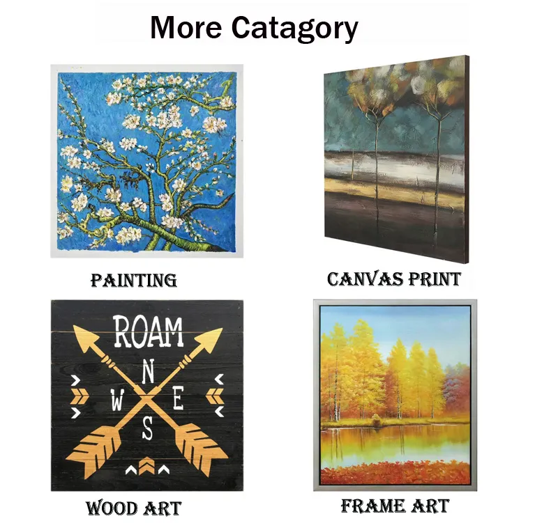 Best Sell Canvas Art Wall Decor Abstract Hand Oil Painting