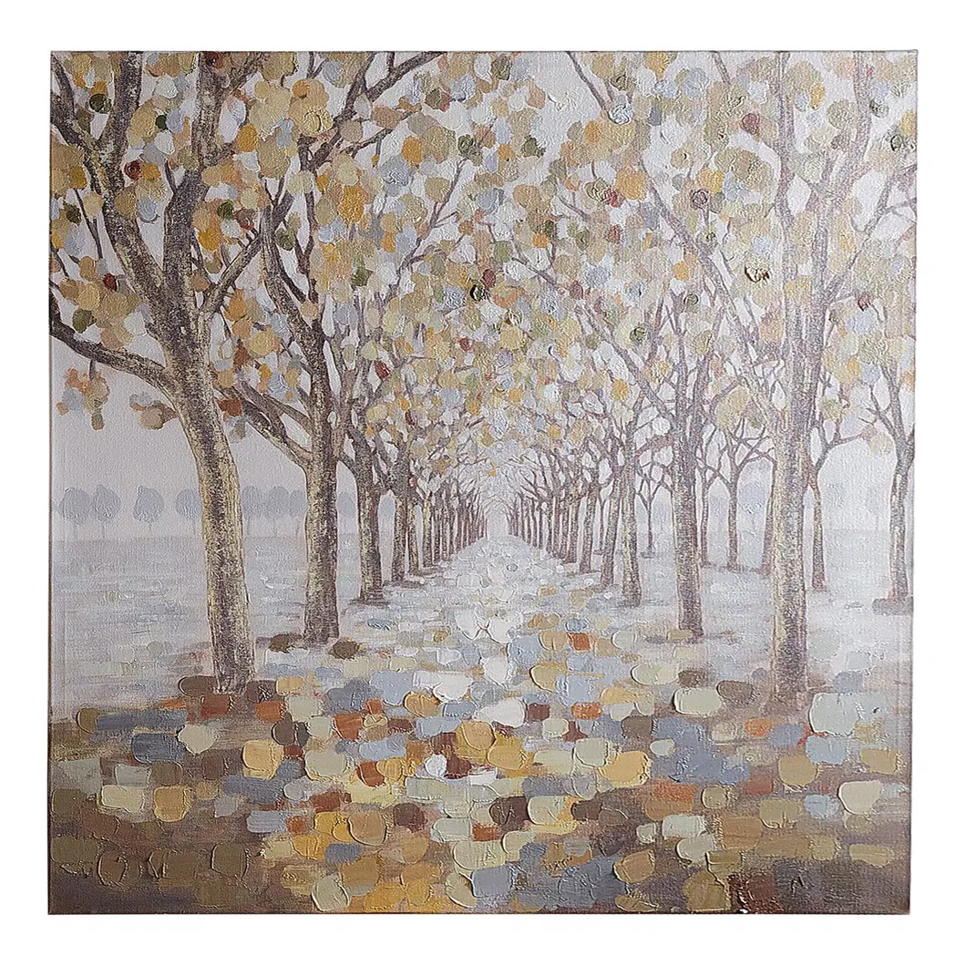 Canvas Art. Gold Apple Trees Oil Paintings for Home Decoration. Ol-200701 Size 36X36 Inch