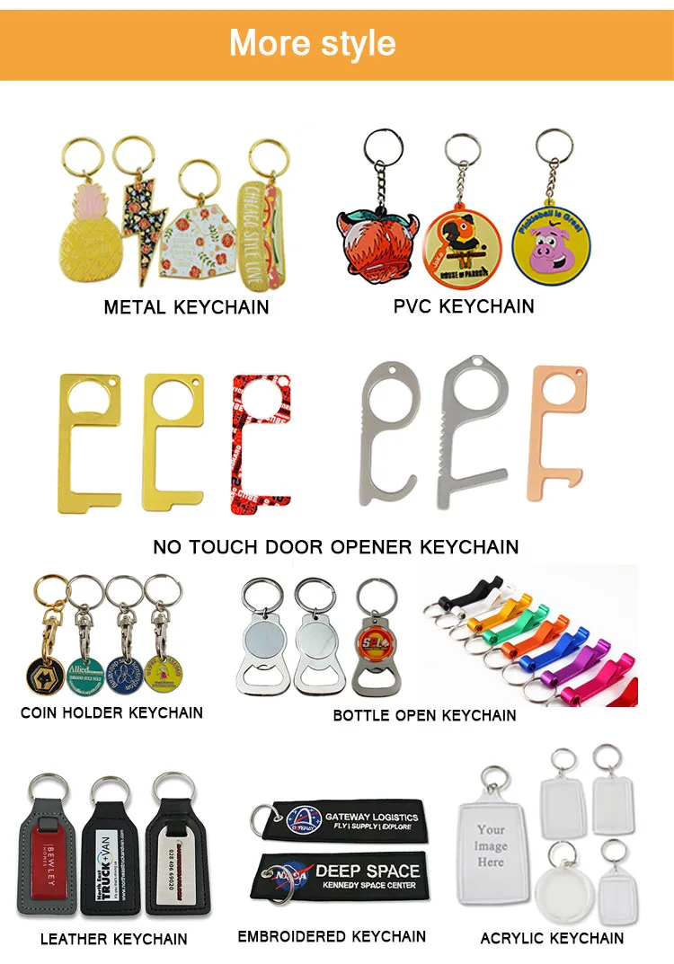 Cheap Personalized OEM Kpop Design Promotional Souvenir Metal Keychain