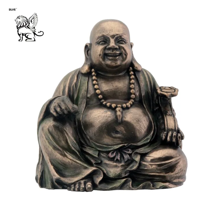 Chinese Factory Religious Bronze Sculpture Bronze Brass Laughing Statue Buddha Bsg-88