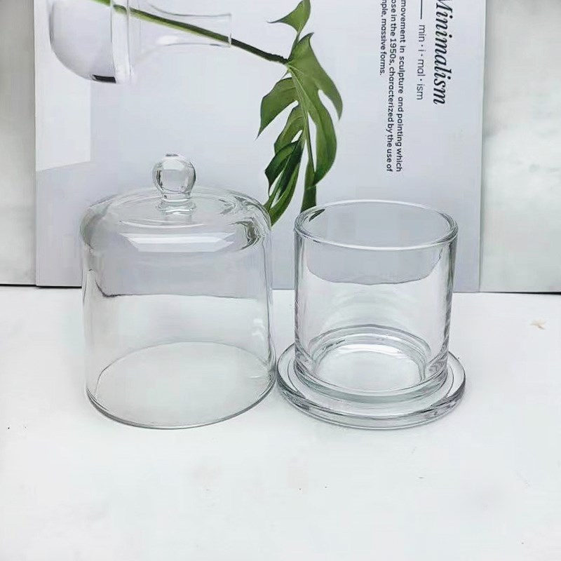 Clear Transparent Empty Candle Holder for Votive Candler Jars