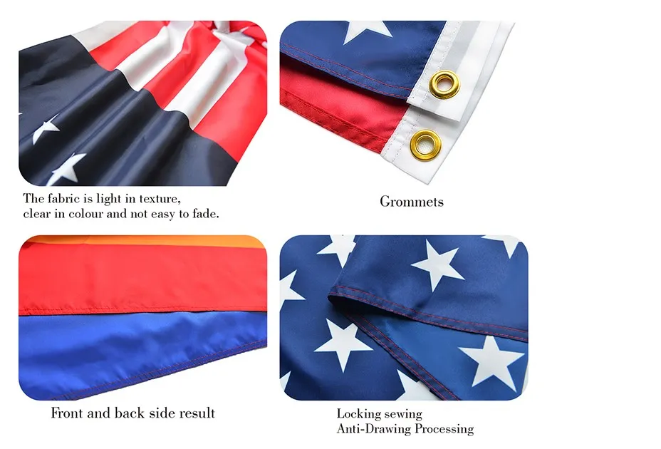 Custom Decorative National Vinyl Digital Sublimation Printing Toothpick Street Banner Customized Polyester Car Flag