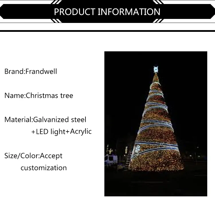 Custom Made Large Christmas Tree at Shopping Mall