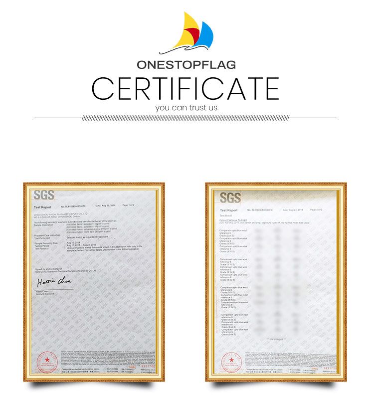 Custom Polyester Directed Printed Flags 100d Woven National Flags