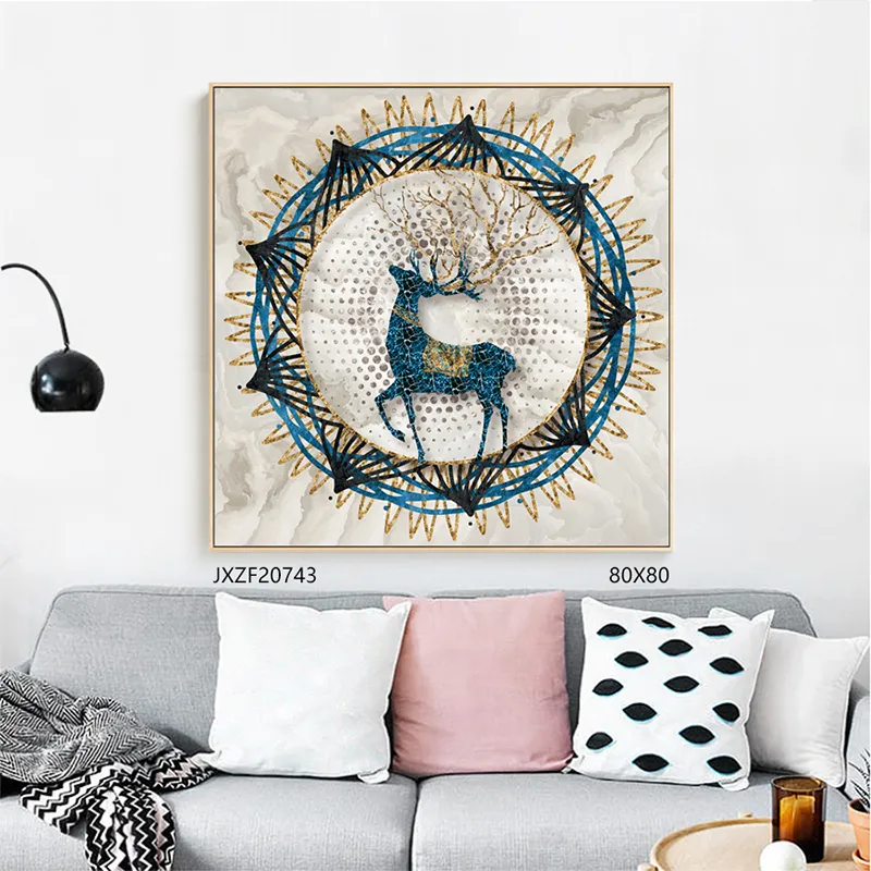 Customized Abstract Wall Art Canvas Paitings Crystal Paintings Oil Paintings