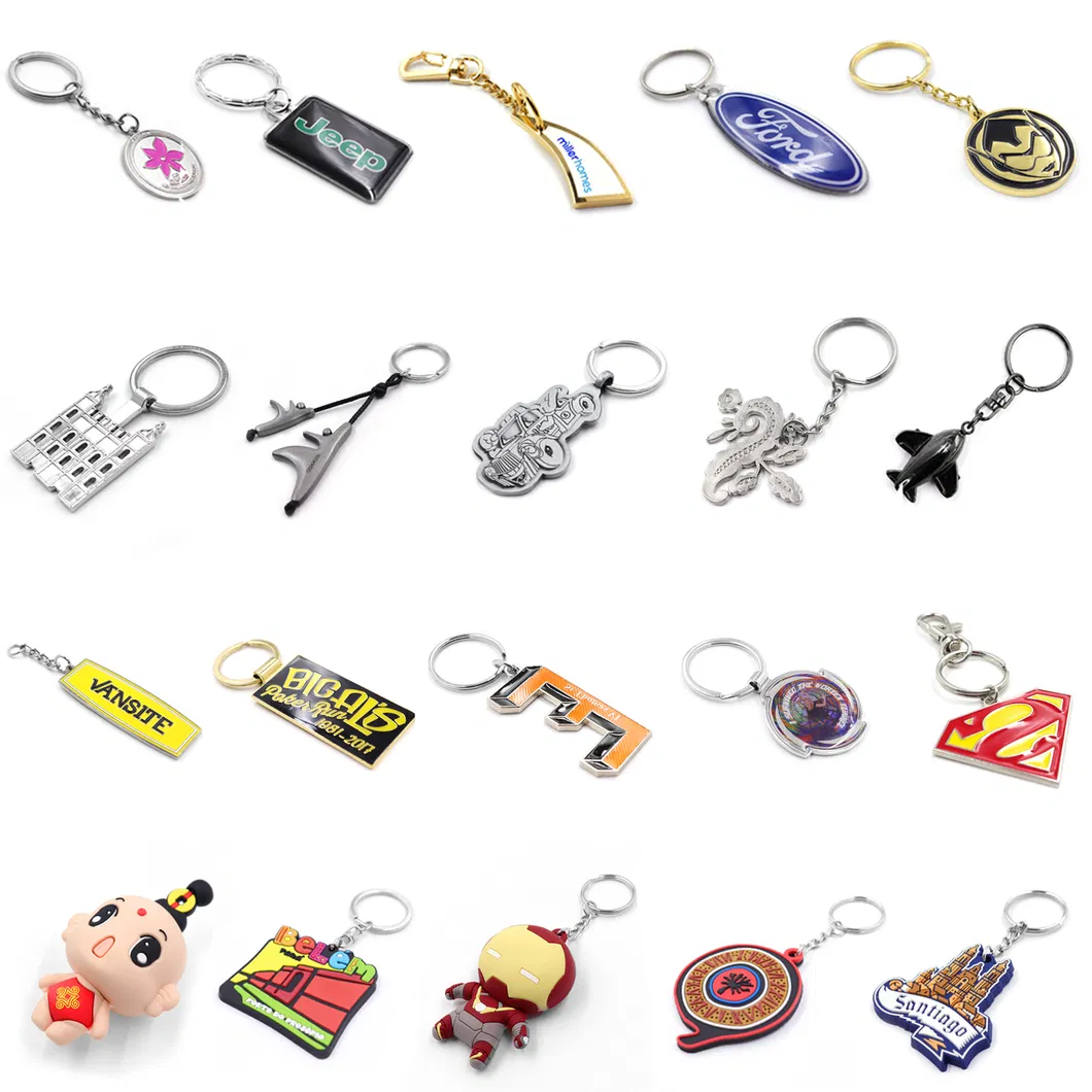 Customized PVC Silicone Star Keychain for Promotional Gifts