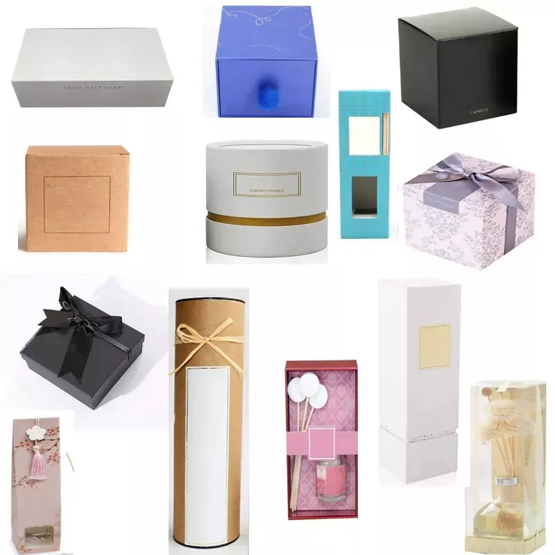 Delicately Packed Candles Gift Set Wedding Sent Wholesale Wax Candle