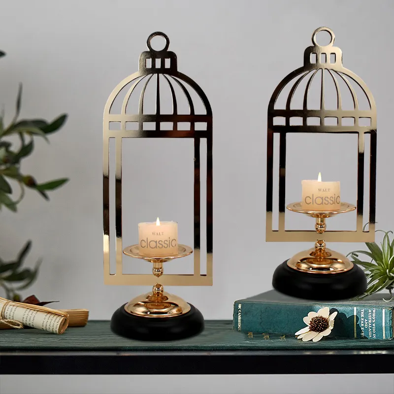 Desktop Birdcage Candlestick Home Decoration Candle Stand Holdermetal Lantern Candle Holder Creative Ornaments