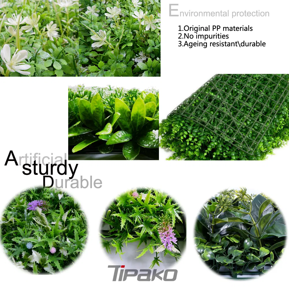 DIY Synthetic Shrub Emulation Wall Plant for Wedding with SGS