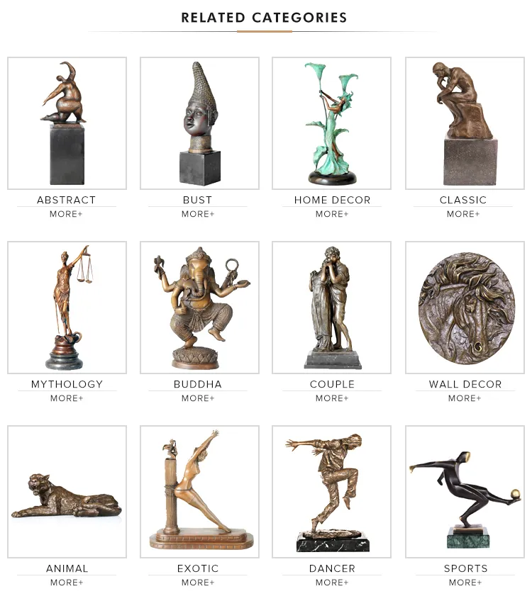 Earth Goddess Bronze Statues Sculptures Female Artwork Metal Figurine
