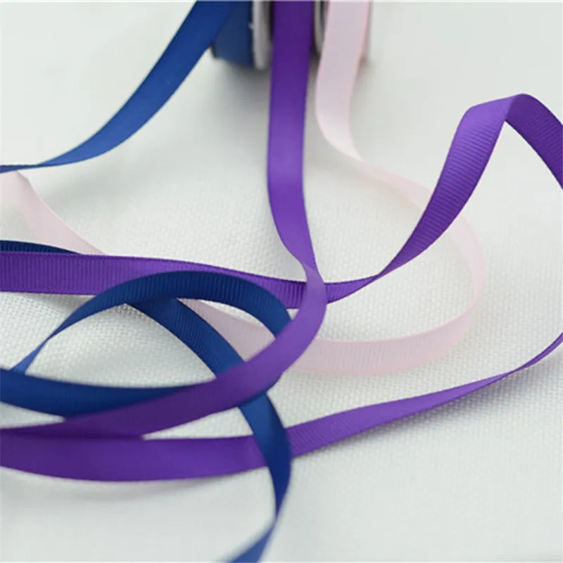 Factory Wholesale 100% Polyester Grosgrain Ribbon for Packaging