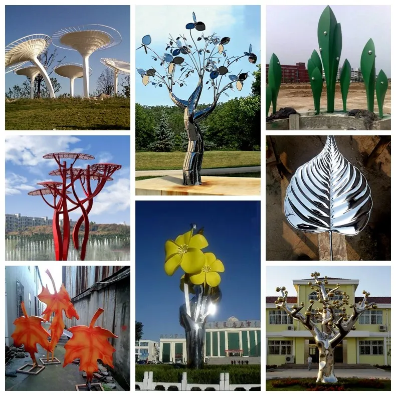 Free Standing Abstract Garden Sculpture Decoration Large Outdoor Sculpture