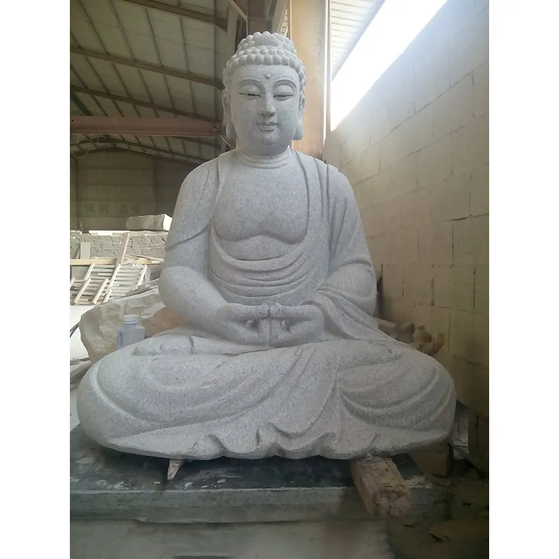 Garden Park Decoration Traditional Religious Stone Carving Buddha Bodhisattva