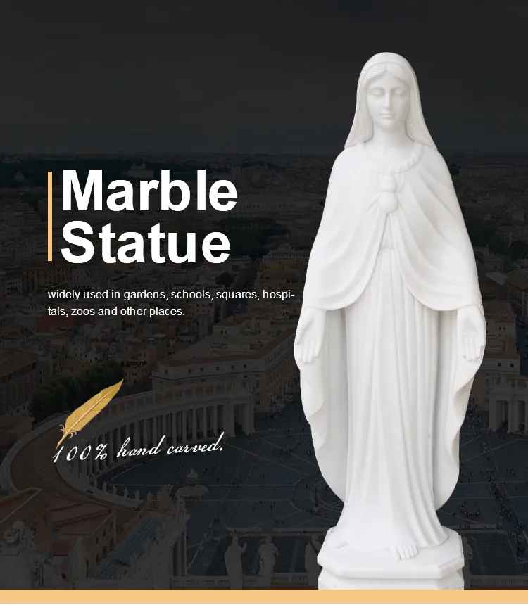 Hand Carved Goddess Statue Sculpture