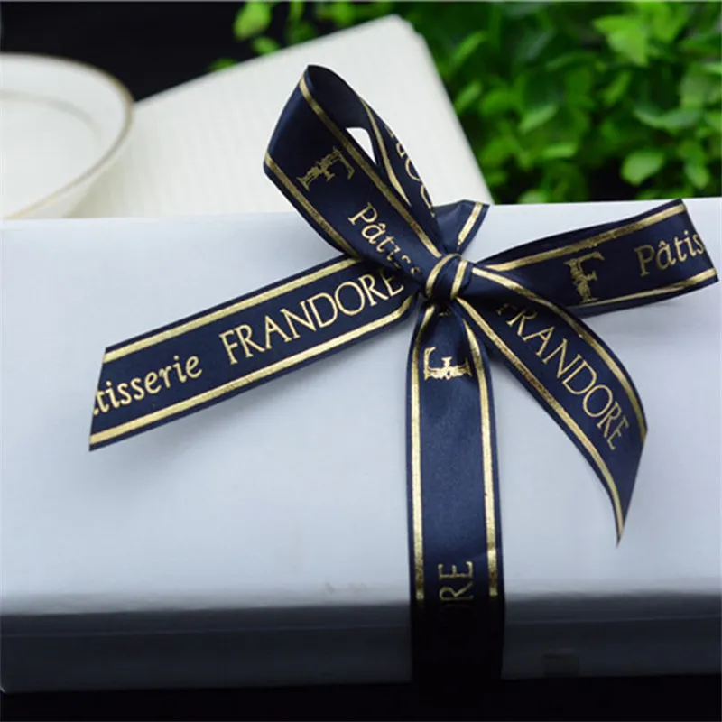 Handwork Satin Ribbon Bow Tie Self Adhesive for Chocolate Box
