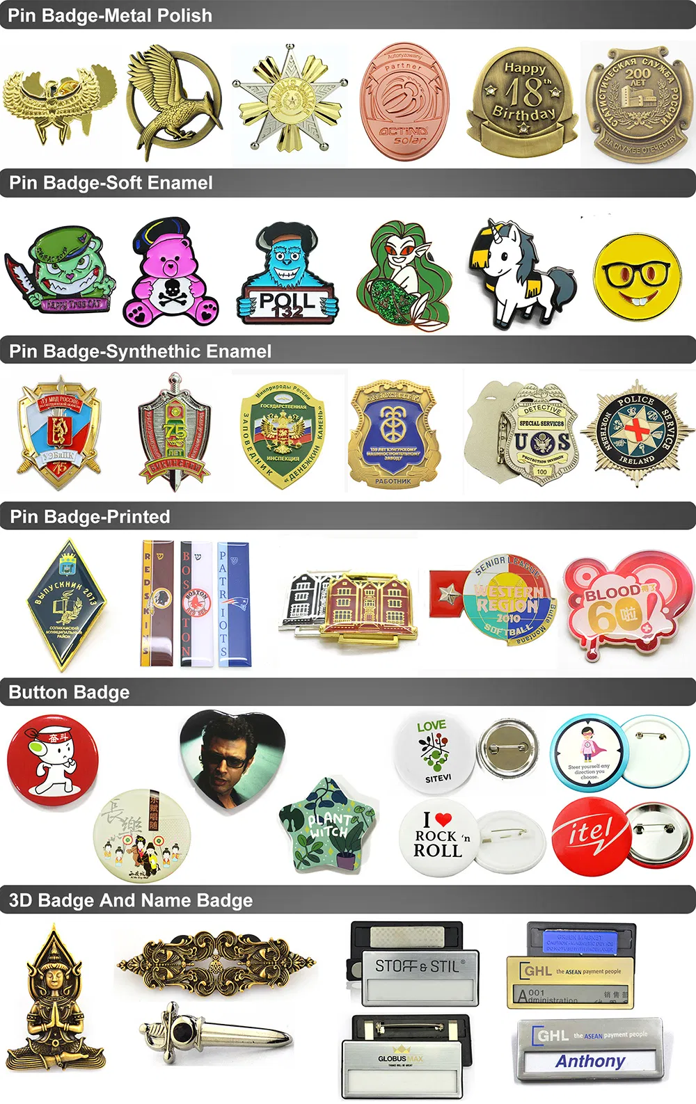 Hard Enamel Teen Rank Badge