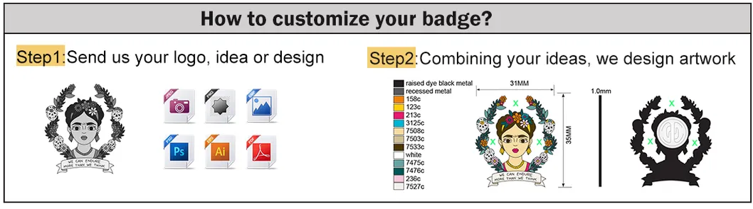 Hard Enamel Teen Rank Badge