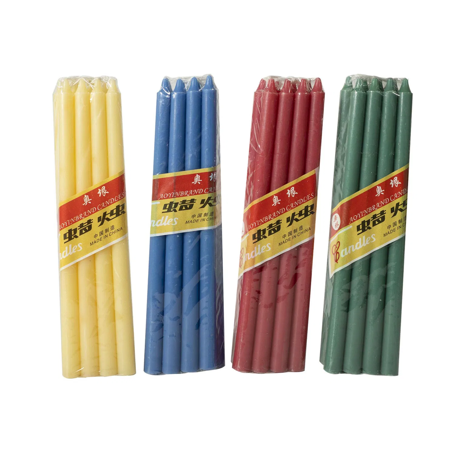 High Quality Pure Stearic Acid Candle Palm Wax Color Household Taper Candles