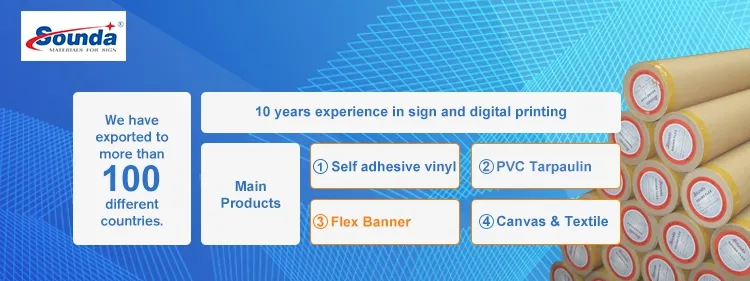 High Quality PVC Flex Banner Roll 400gms Poster for Outdoor Advertising