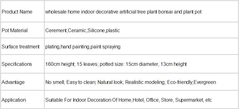 High Quality with Artistic Flowerpot PE Meaty Plant Appearance, Used for Interior Decoration