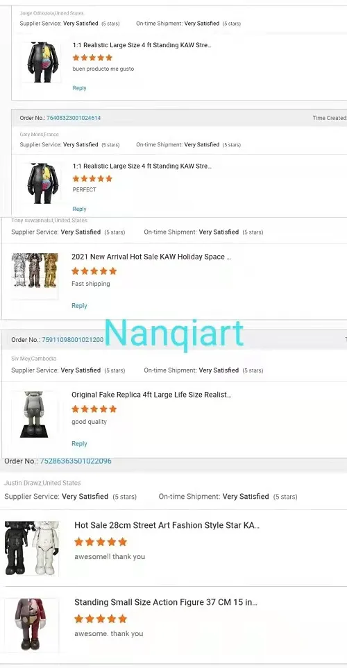 Hot-Sale Street Graffiti Electroplating Indoor Fiberglass+Electroplate Kaws Statue Artworks for Indoor Decoration