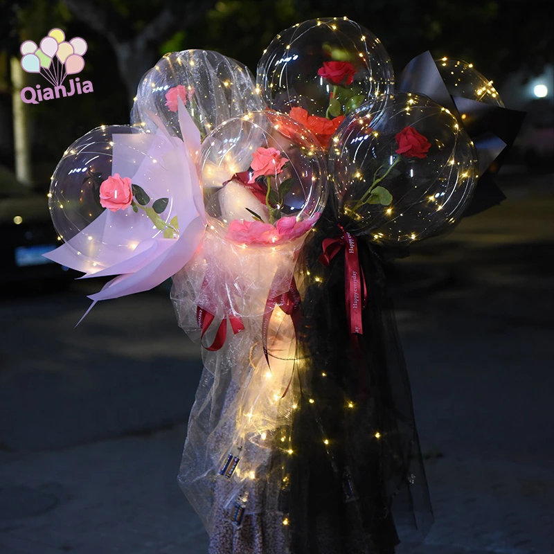 Rose Bobo Balloon