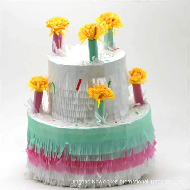 Kids Birthday Party Supplies Cake & Animal Shape Pinata