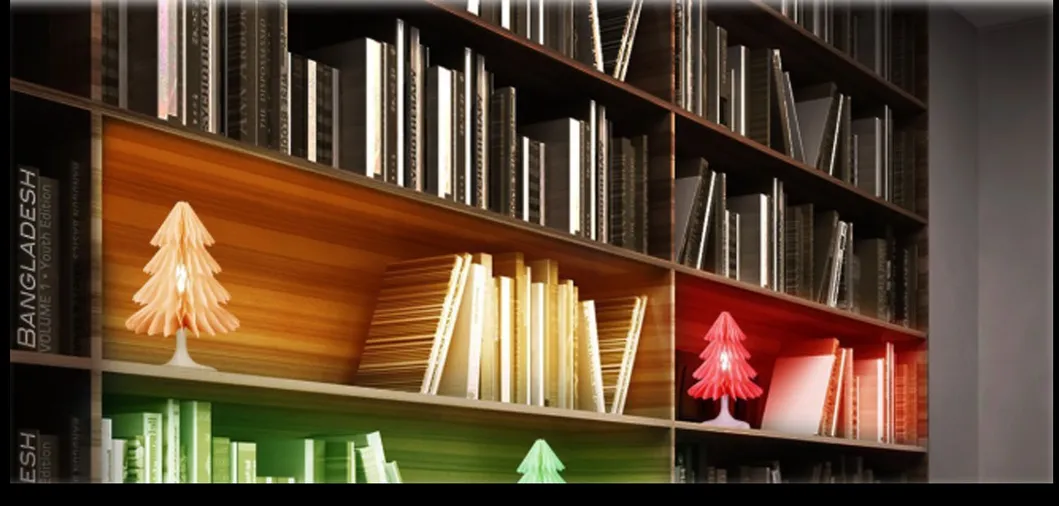 LED Christmas Tree Home Decoration LED Desk Lamp Night Light