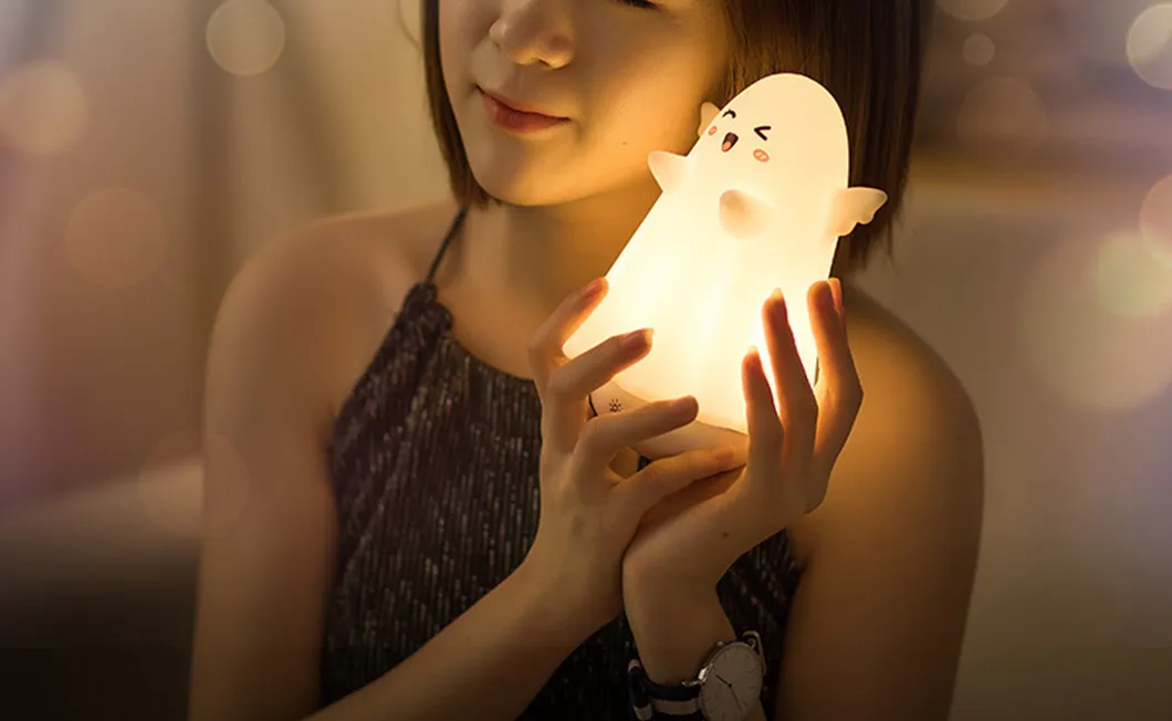 LED Light Angel Ghost Touch Sensor Mini Night Light