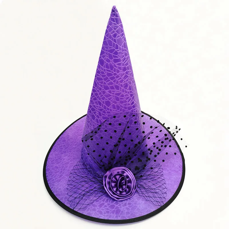Masquerade Dress up Witch Hat Ghostcosplay Supplies Wizard Hat