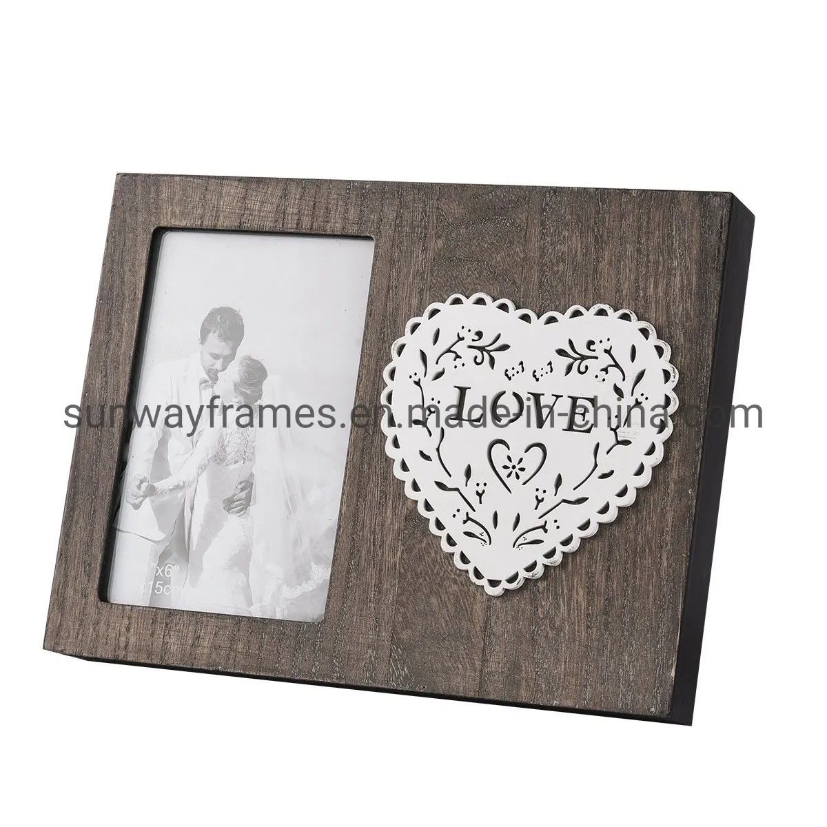MDF with Solid Wood Veneer Photo Frame