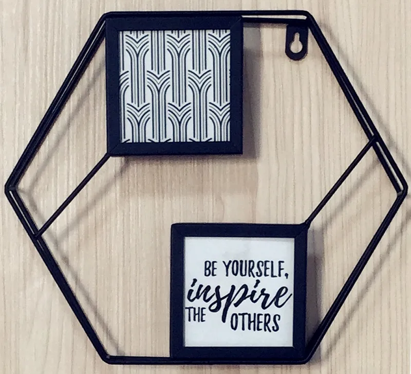 Metal Wall Hanging Decorative Collage Picture Frame Promotion Gift