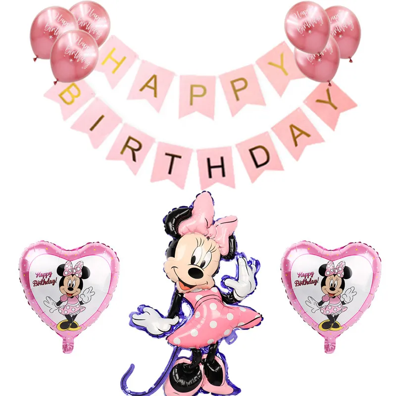 Mickey Minnie Birthday Balloon Set Party Theme Children′ S Birthday Decoration